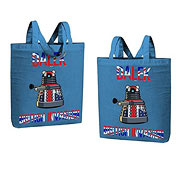 Doctor Who British Invasion Dalek Tote Bag